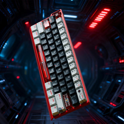 XVX Blazing Storm PBT PC Artisan Translucent Keycaps