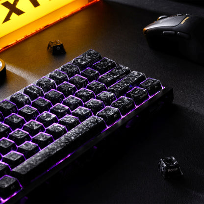 XVX Jelly Forged Carbon Textured Side-Printed Cherry Profile 126-Key Keycap Set