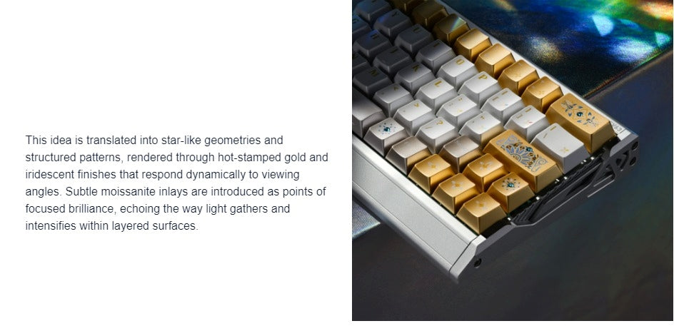 XVX Stained Glass Cherry Profile PBT+PC 181-Key Keycap Set