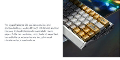 XVX Stained Glass Cherry Profile PBT+PC 181-Key Keycap Set