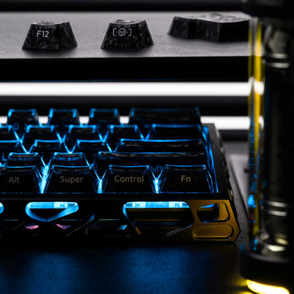 XVX Jelly Forged Carbon Textured Side-Printed Cherry Profile 126-Key Keycap Set