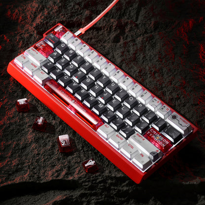XVX Blazing Storm PBT PC Artisan Translucent Keycaps