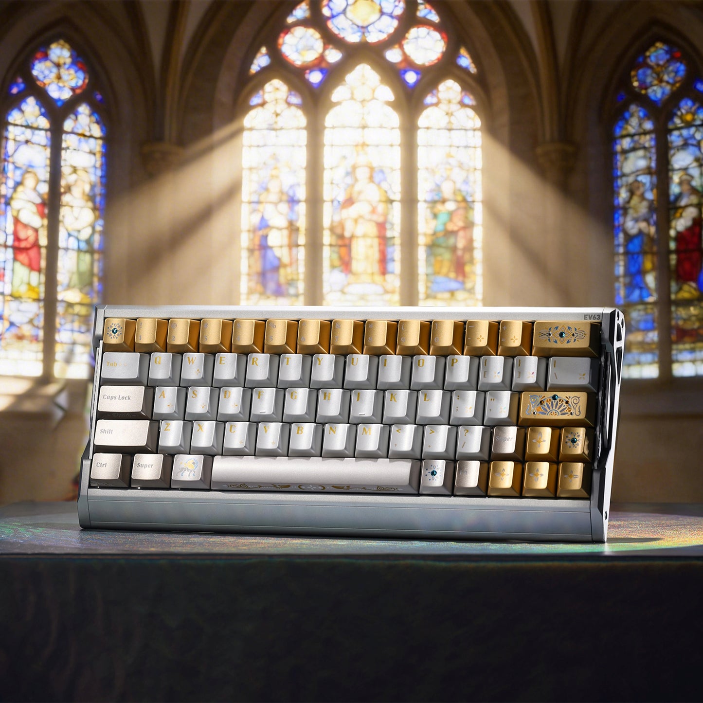 XVX Stained Glass Cherry Profile PBT+PC 181-Key Keycap Set