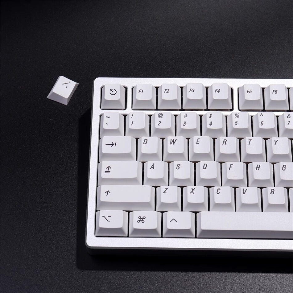 MAC Minimalist White Cherry PBT Keycaps