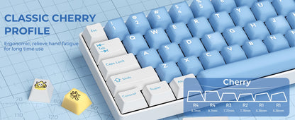 XVX Lemon Sky Chromatic Tales Series 216-Key Double-Shot Cherry Profile PBT Keycap Full Set