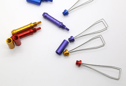 3 In 1 Detachable Keycaps Puller Tool Aluminium Alloy Steel Wire