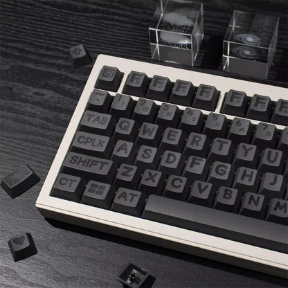 Grey Animals Party Big Font Cherry PBT Keycaps