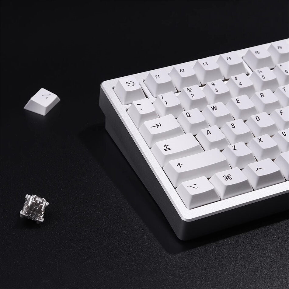 MAC Minimalist White Cherry PBT Keycaps