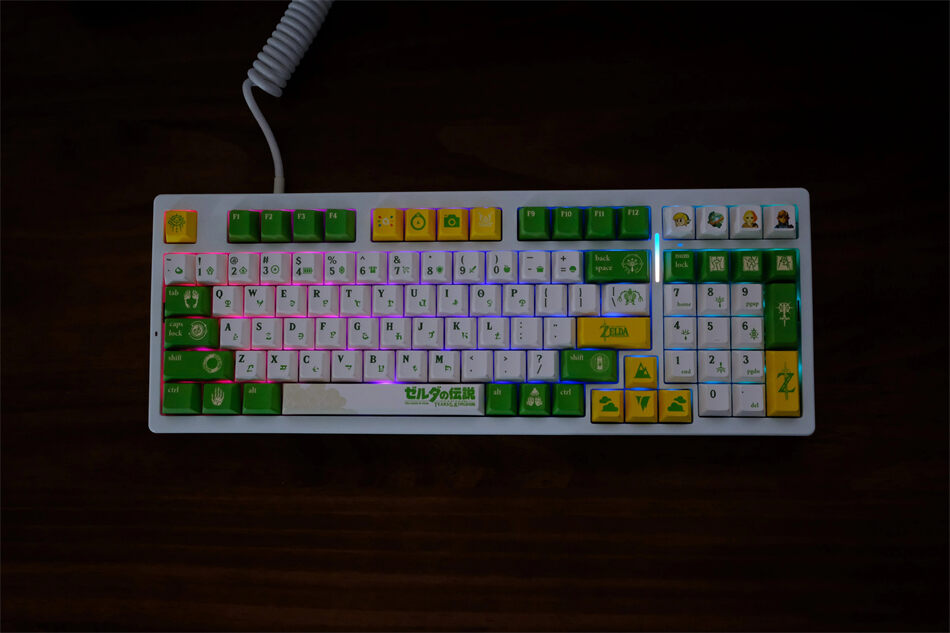 The Legend of Zelda  Cherry PBT Keycaps