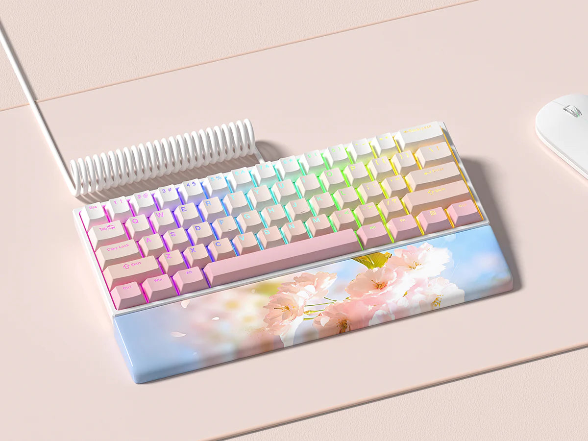 Sakura Gradient Backlit Cherry Profile Double Shot PBT Keycap