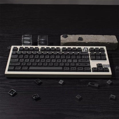 Grey Animals Party Big Font Cherry PBT Keycaps