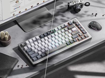 Winter Fog Top Backlit Cherry PBT Keycaps