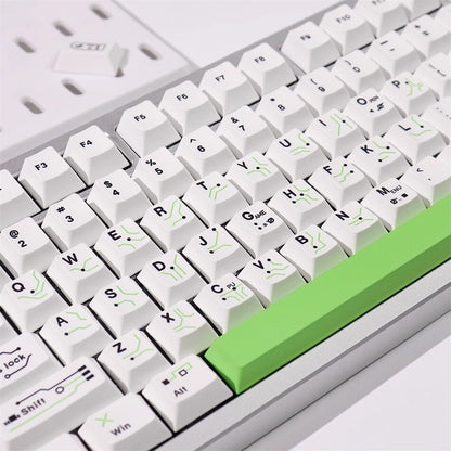 Circuit Chip BOW Cherry PBT Keycaps