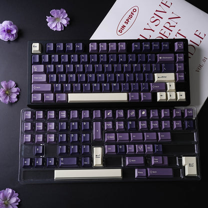 Carbon Purple 1.7mm Thick PBT Keycaps
