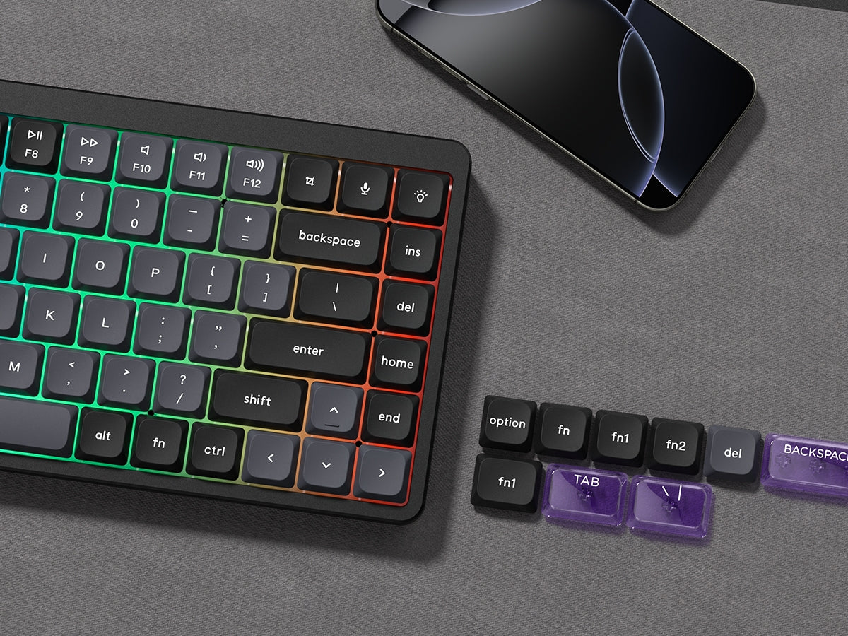 Womier Skyline Midnight PBT PC Low Profile Keycaps