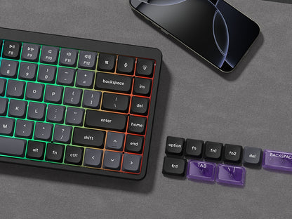 Womier Skyline Midnight PBT PC Low Profile Keycaps