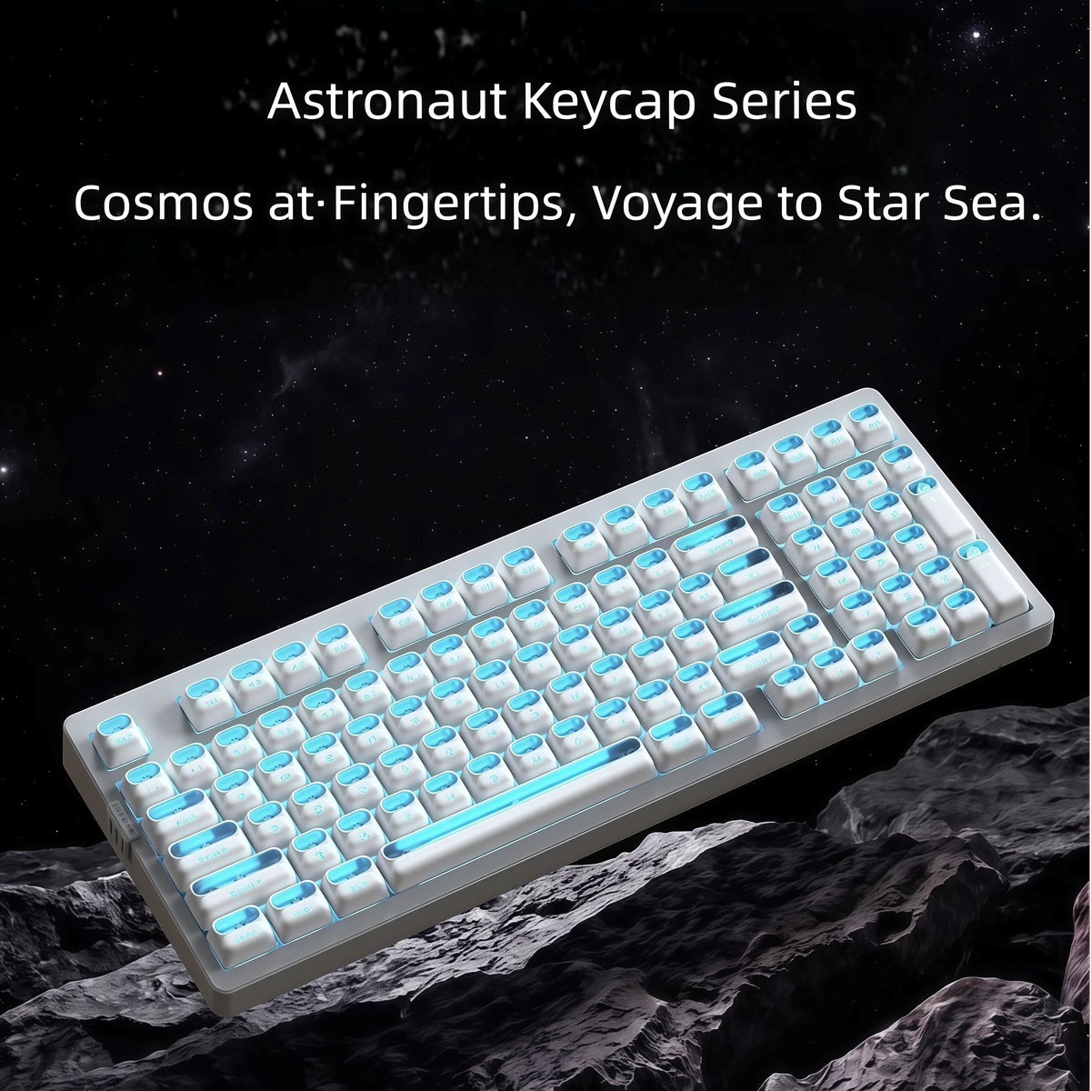 New Astronaut XDA Height Shinethrough PBT Keycaps With Storage Box