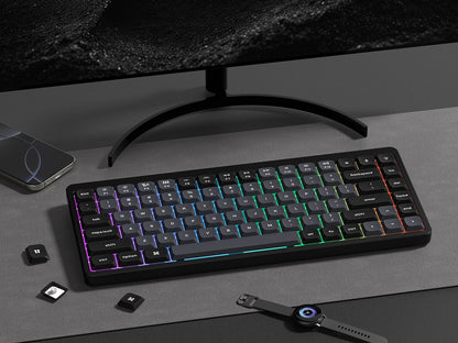 Womier Skyline Midnight PBT PC Low Profile Keycaps