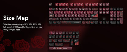 Womier Slow Poison MOA PBT Keycaps