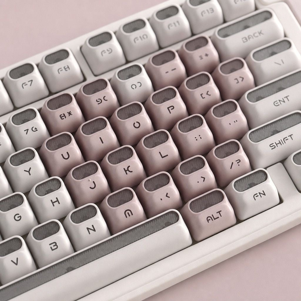 New Astronaut XDA Height Shinethrough PBT Keycaps With Storage Box