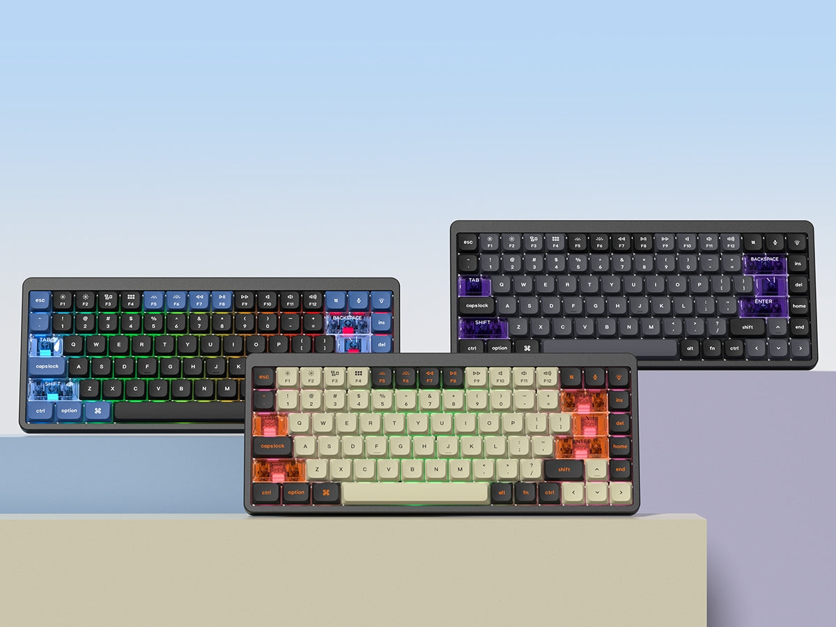 Womier Skyline Midnight PBT PC Low Profile Keycaps