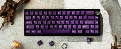 Womier Purple Cube Jade Cherry Doubleshot PBT Keycaps