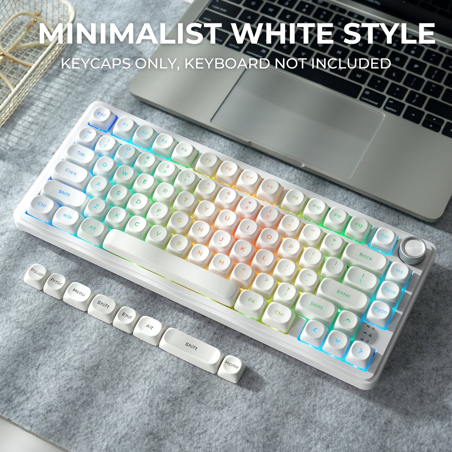 XVX Mono Series MOA Profile Shine-Through PBT Keycap Set