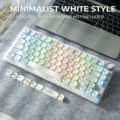 XVX Mono Series MOA Profile Shine-Through PBT Keycap Set