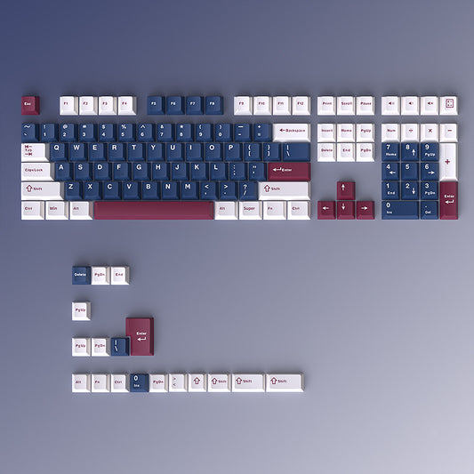 Blue Rose Mecha(Inner Blue) Cherry PBT Keycaps