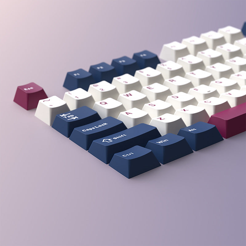 Blue Rose Mecha (Inner white) Cherry PBT Keycaps