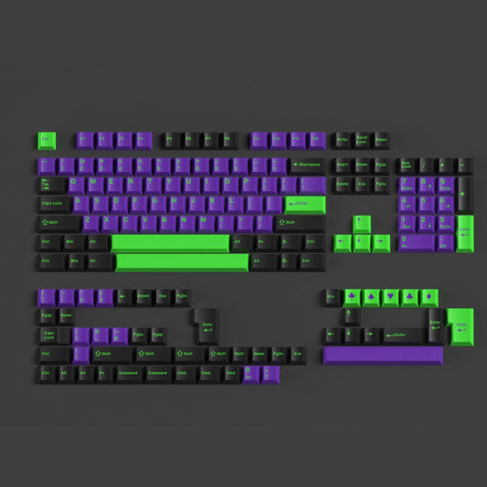 Neon Violet Quality Cherry Doubleshot Keycaps