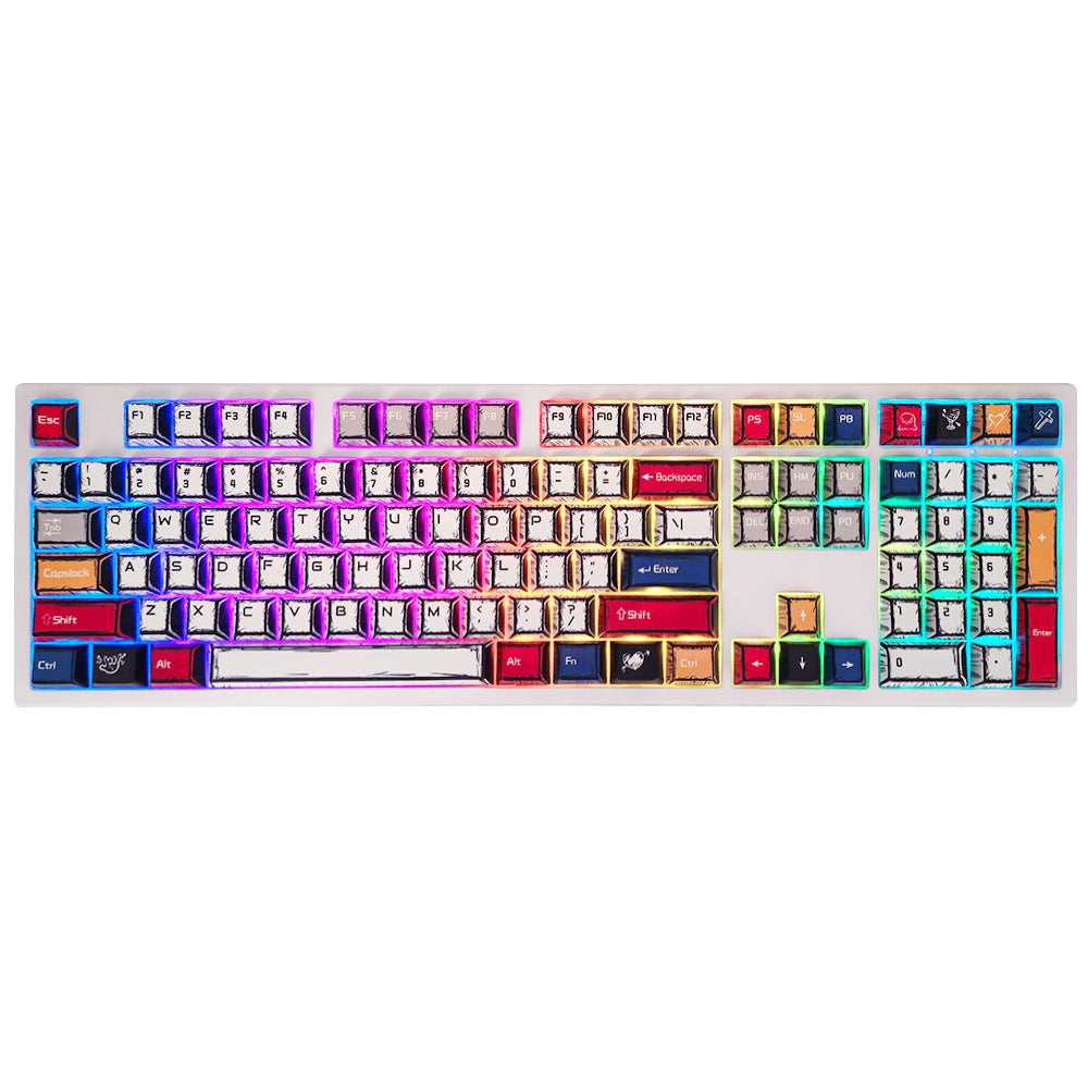 Comic Manga Lightning 2 Colors Cherry PBT Keycaps