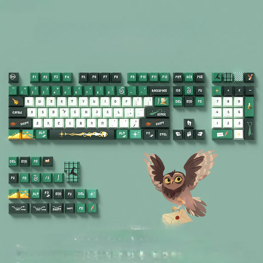 Harry Potter Slytherin Cherry Dye Sub PBT Keycaps