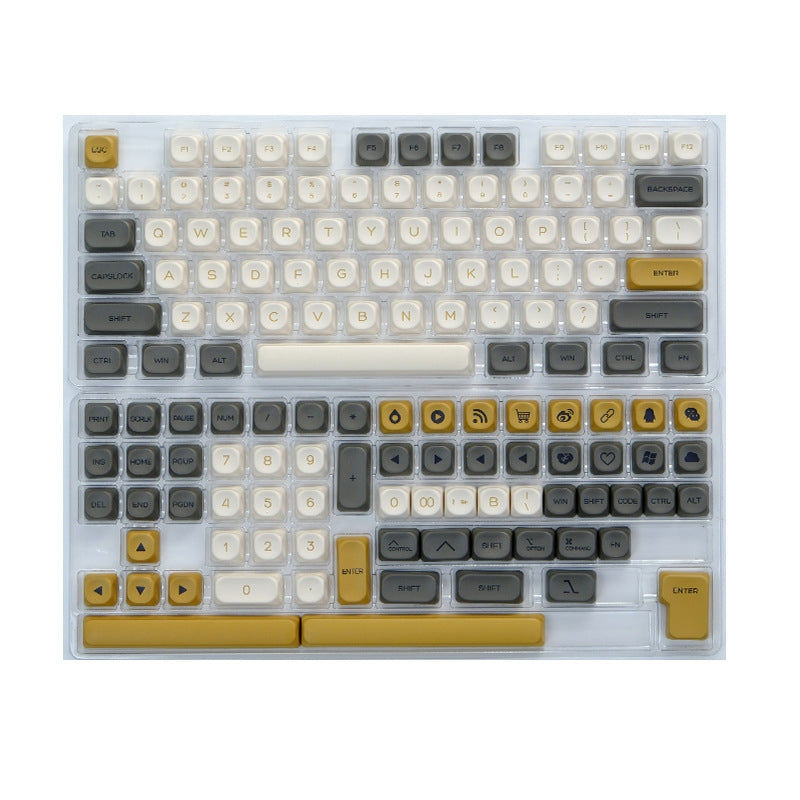 Shimmering Dusk MOA PBT Keycaps Mac Compatible