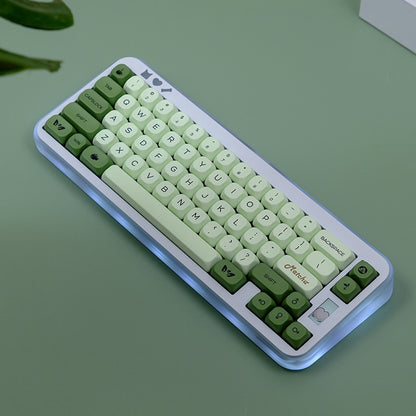 Matcha Latte Moa PBT Keycaps Mac Compatible