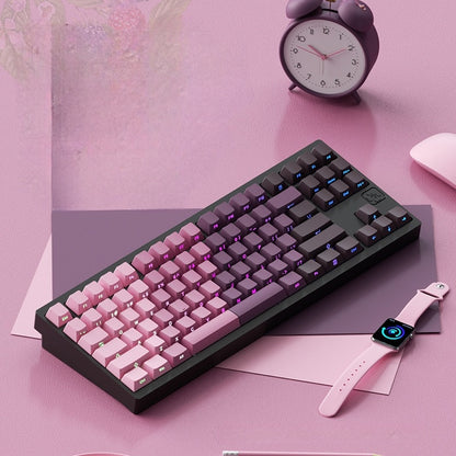 BLACKBERRY Diagonal Gradient Side Backlit Cherry Doubleshot Keycaps