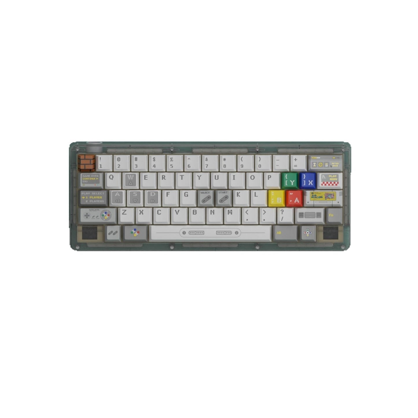 Super Retro Game Console 1.7mm Thick Cherry PBT Keycaps