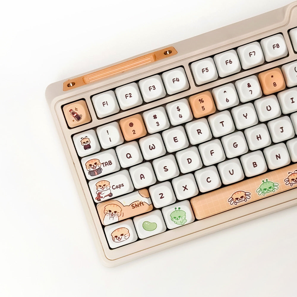 Chaos Kitties MOA PBT Keycaps Mac Compatible