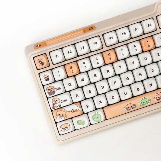Chaos Kitties MOA PBT Keycaps Mac Compatible