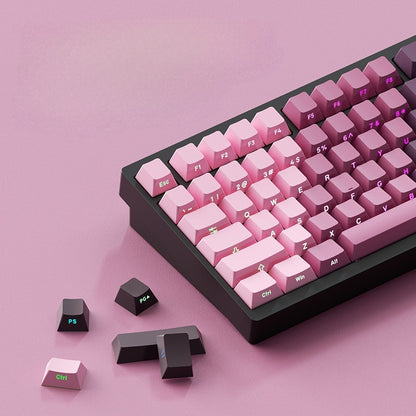 BLACKBERRY Diagonal Gradient Side Backlit Cherry Doubleshot Keycaps