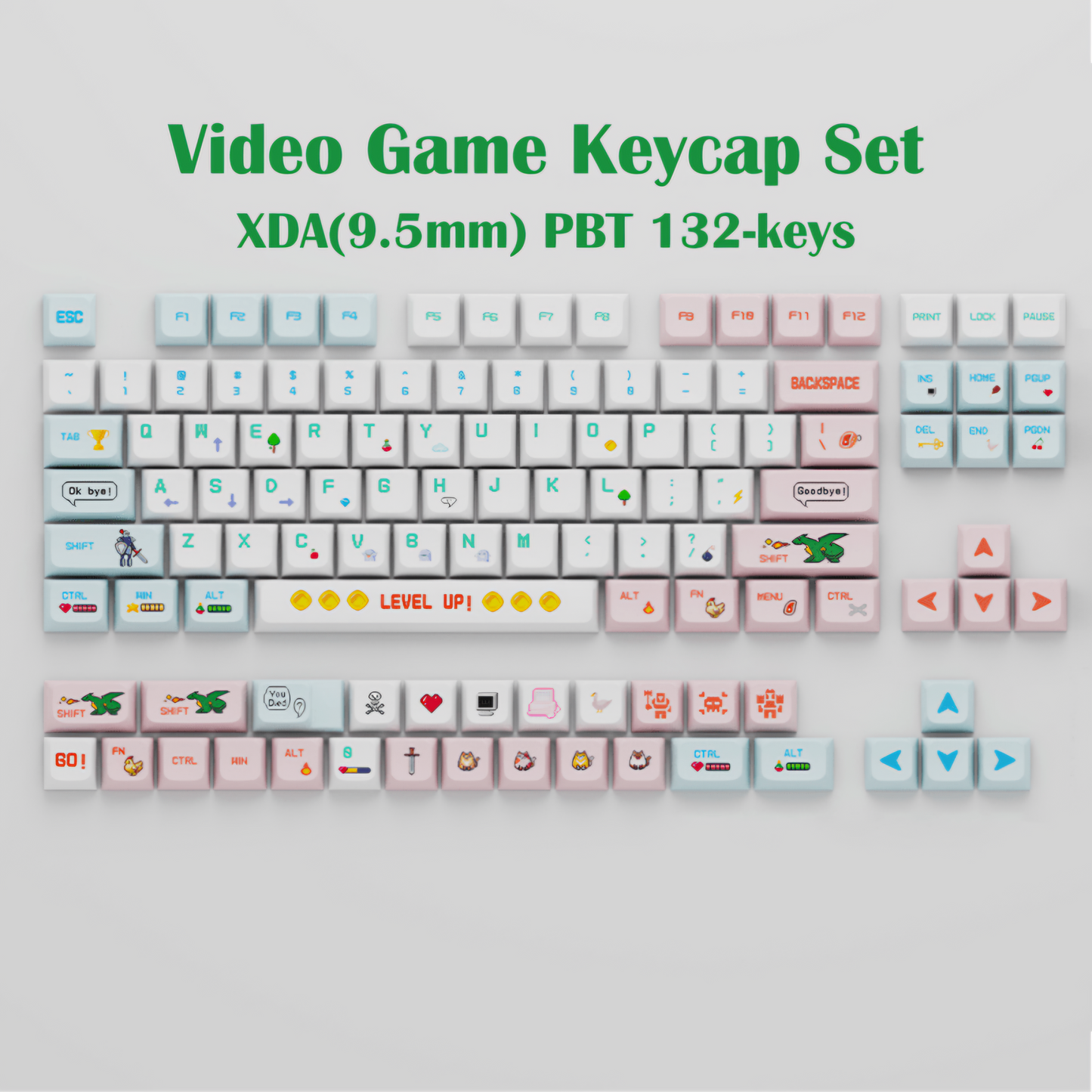 Dragon Quest XDA PBT Keycaps