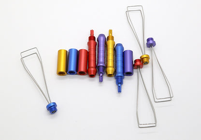 3 In 1 Detachable Keycaps Puller Tool Aluminium Alloy Steel Wire