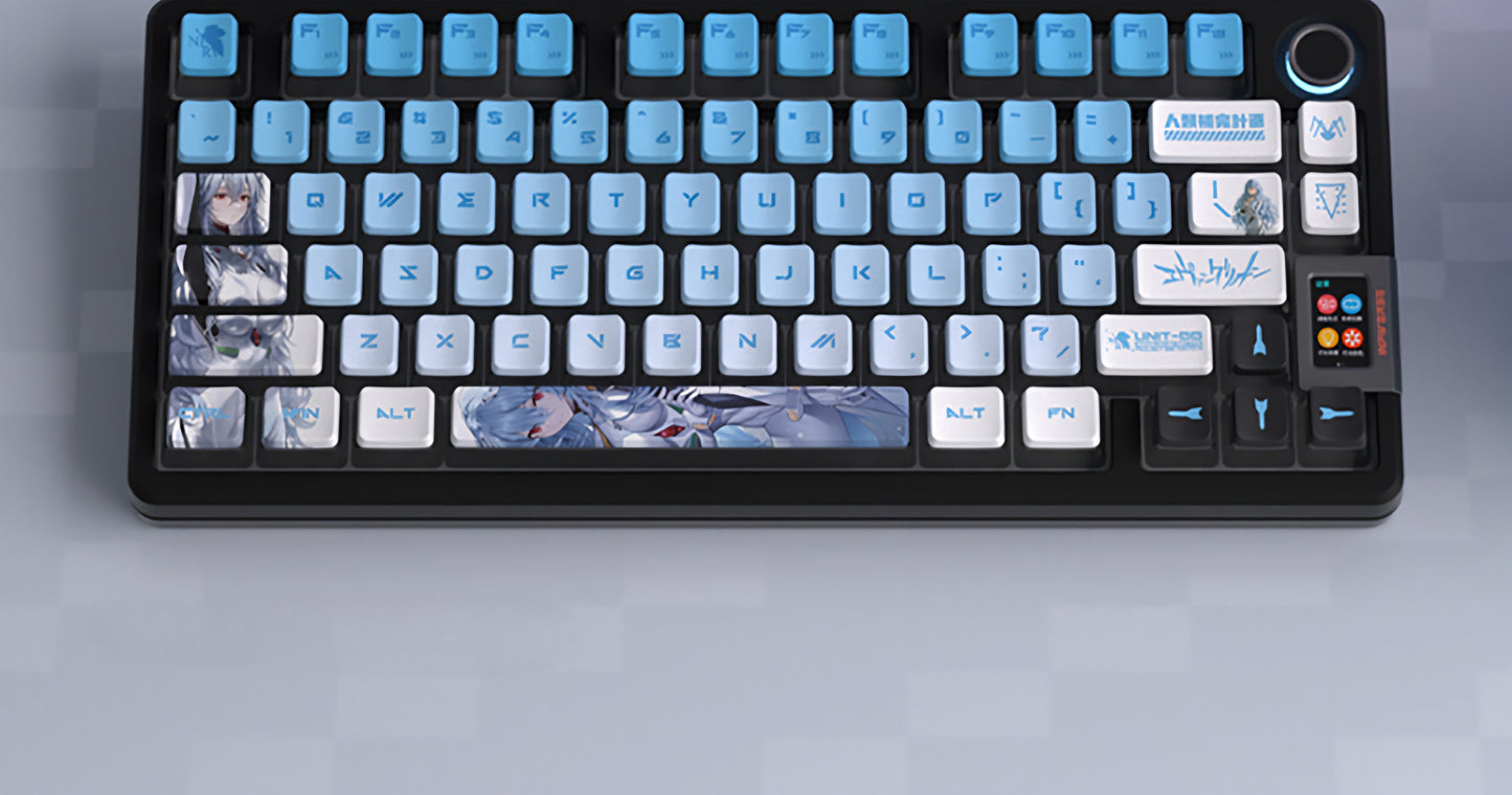 Ayanami High Quality PBT PC OEM Bottom Backlit Pudding Keycaps