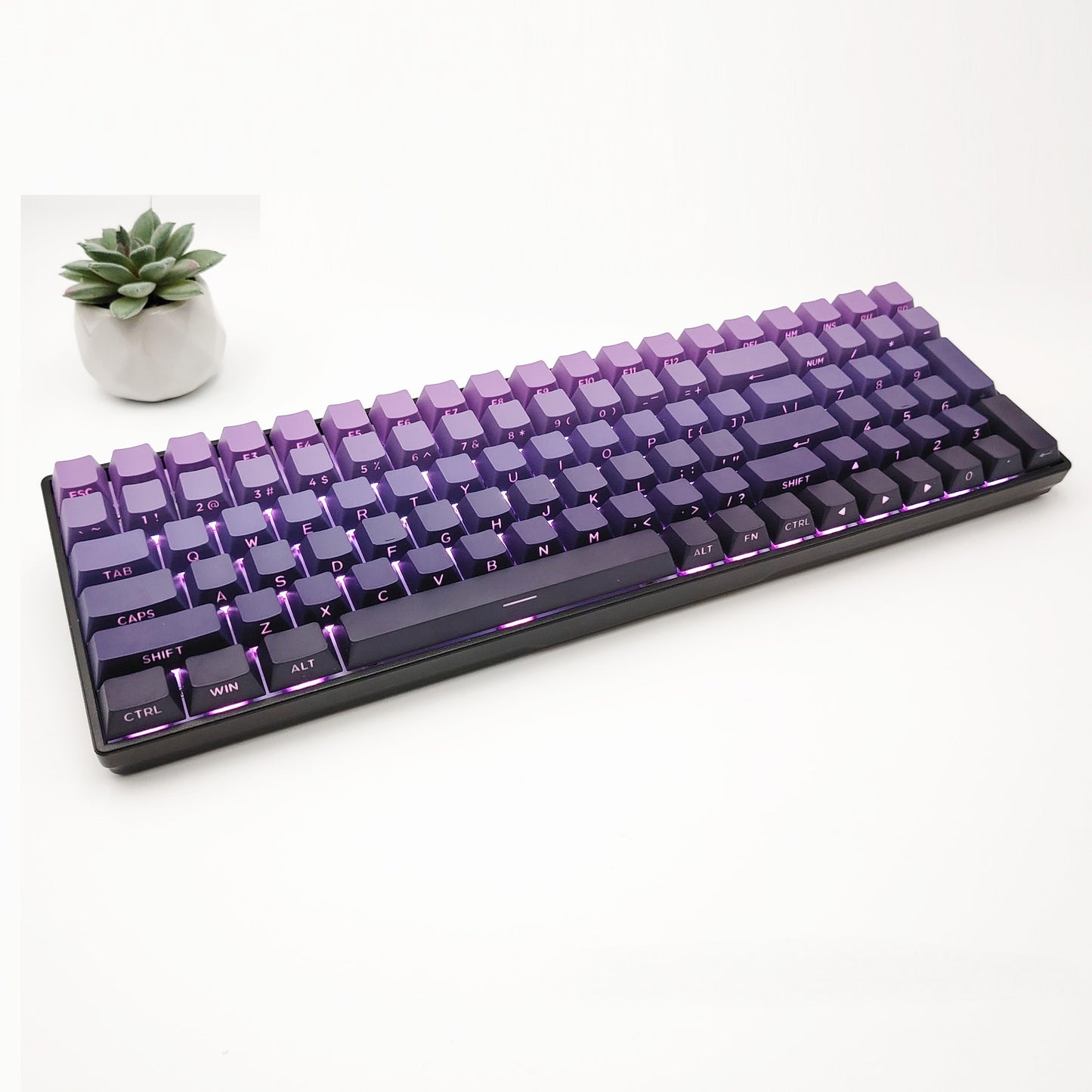 Violet Side Backlit Cherry PBT Keycap