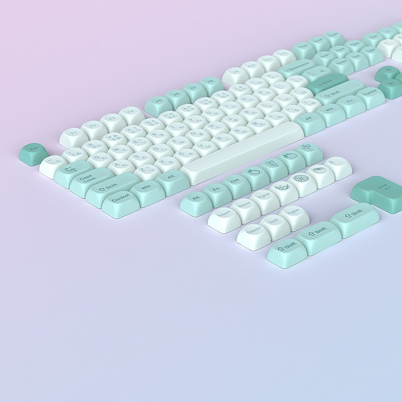 Snow Japanese Moa Profile PBT Keycaps