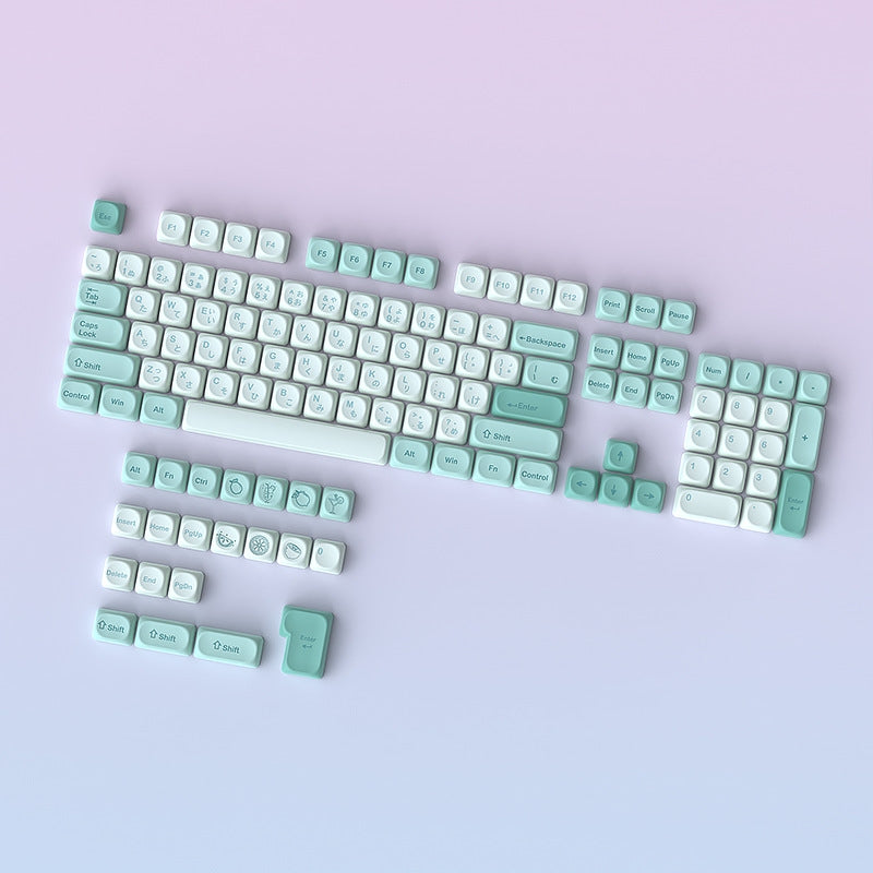 Snow Japanese Moa Profile PBT Keycaps