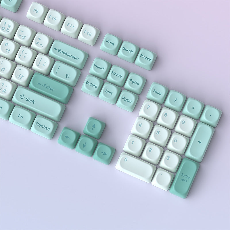 Snow Japanese Moa Profile PBT Keycaps