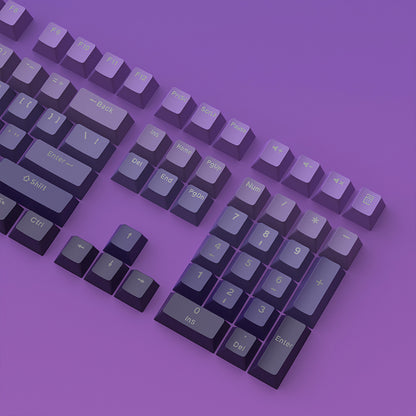Violet Shade Top Backlit OEM Doubleshot PBT Keycaps