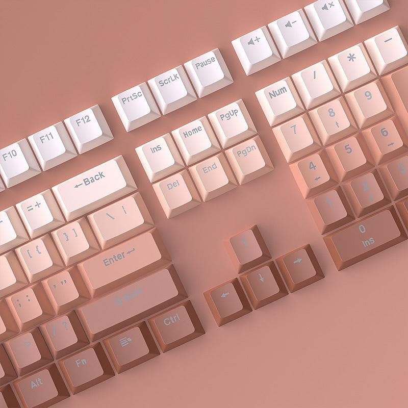 Copper Key Caps Top Backlit Copper OEM Doubleshot PBT Keycaps – CuriosityCaps