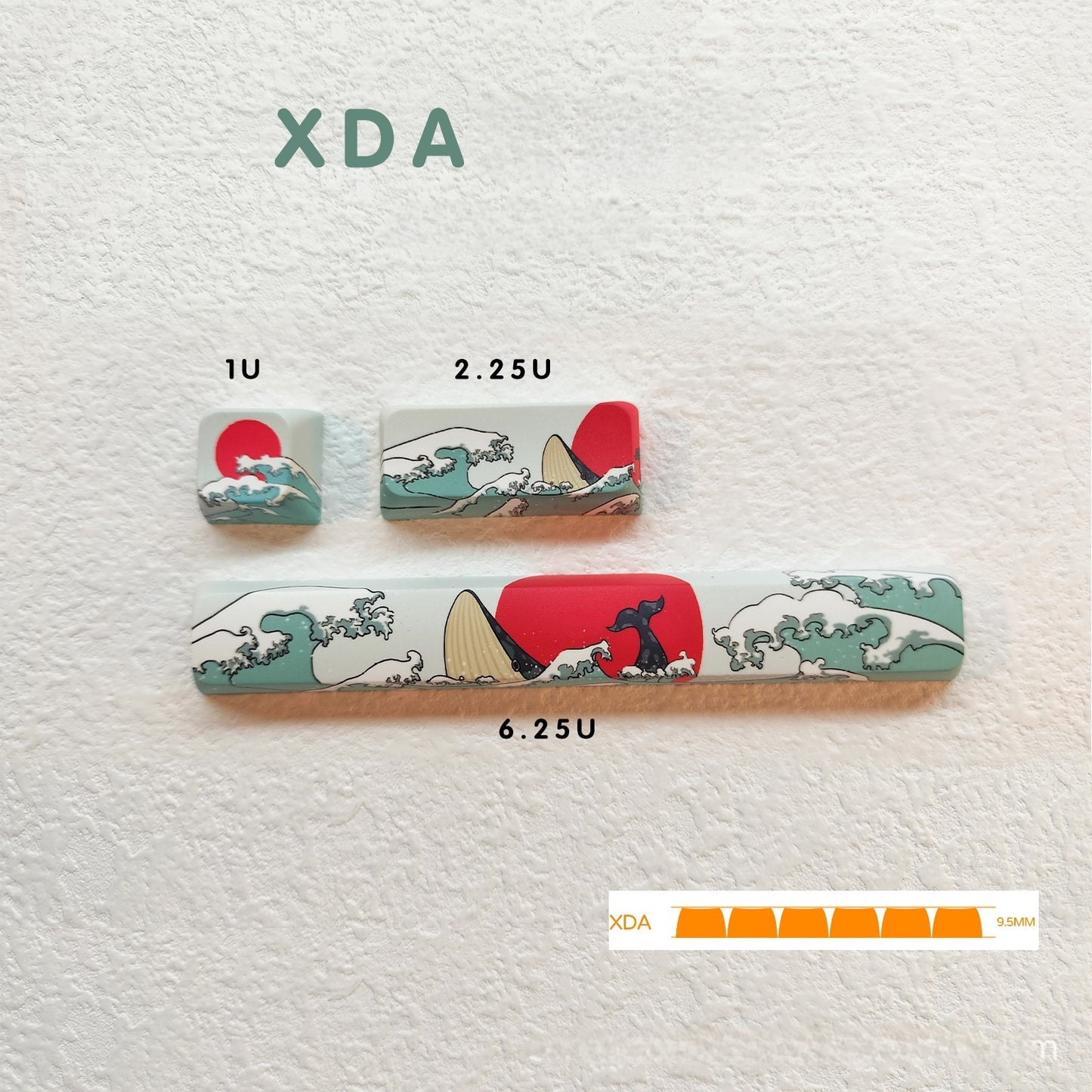 Coral Sea High Quality Novelties XDA 3 PBT Keycaps Set